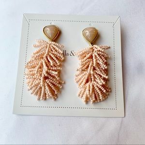 Beaded Tassel Earrings